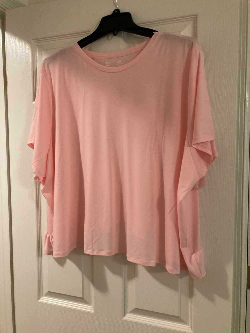 Xersion Soft Pink Short Sleeve Crewneck Top (never worn) 💕